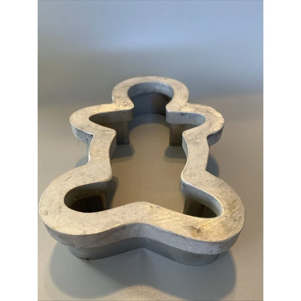 Vintage Metal Back Gingerbread Man Cookie Cutter 6'X4